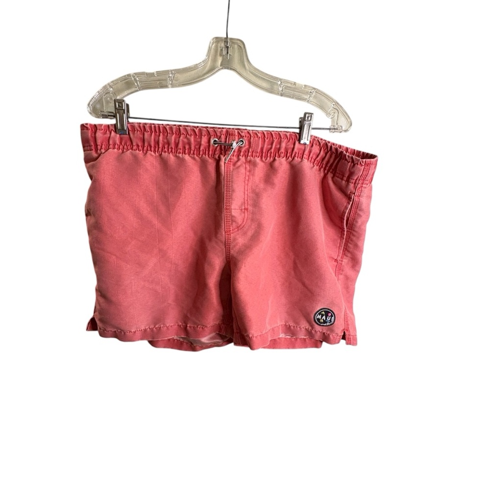 Maui and Sons Board Short Shorts 90s Vintage Mens L coral pink